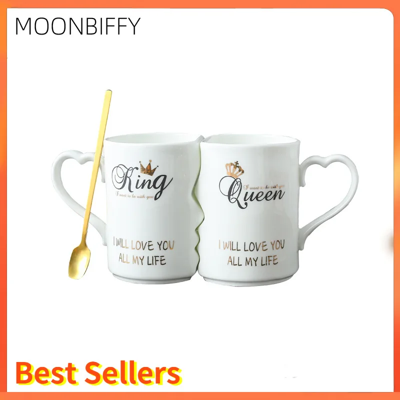 2Pcs/Set Couple Cup Ceramic Mugs Coffee Kiss Mug Creative Valentine's Day Wedding Birthday Gift
2Pcs/Set Couple Cup Ceramic Mugs Coffee Kiss Mug Creative Valentine's Day Wedding Birthday Gift