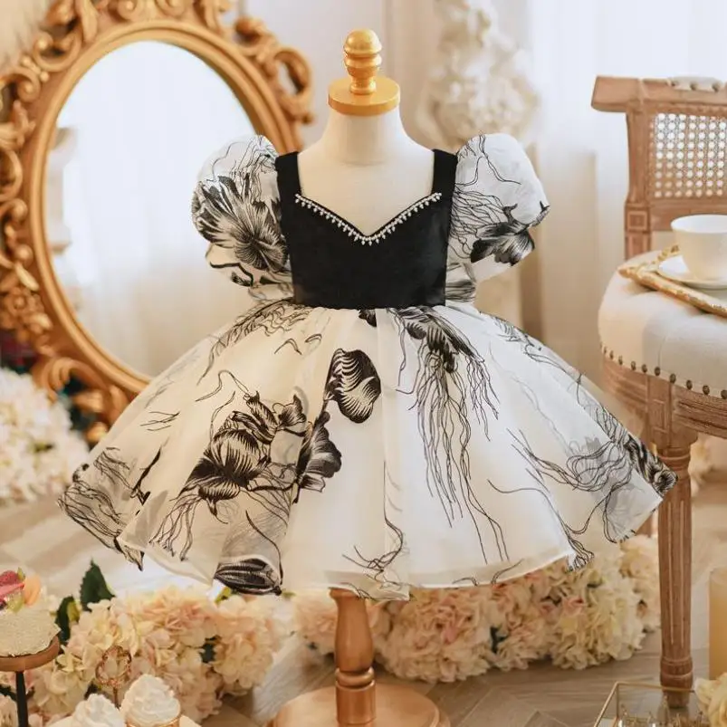 2022 New Children's Evening Gown Bow Print Design Spanish Vintage Girls Birthday Baptism Party Christmas Dresses For Eid L1911
2022 New Children's Evening Gown Bow Print Design Spanish Vintage Girls Birthday Baptism Party Christmas Dresses For Eid L1911