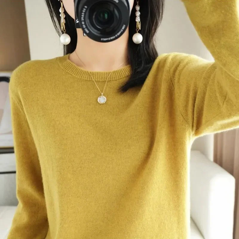 Women Sweater O-neck Autumn Winter Basic Pullover Warm Casual Pulls Jumpers Korean Spring Knitwear Bottoming Shirt 2023
Women Sweater O-neck Autumn Winter Basic Pullover Warm Casual Pulls Jumpers Korean Spring Knitwear Bottoming Shirt 2023