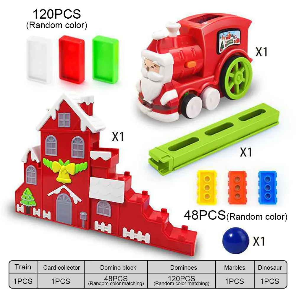 Детский набор поездов-домино со звуком и автоматической укладкой 
Детский набор поездов-домино со звуком и автоматической укладкой