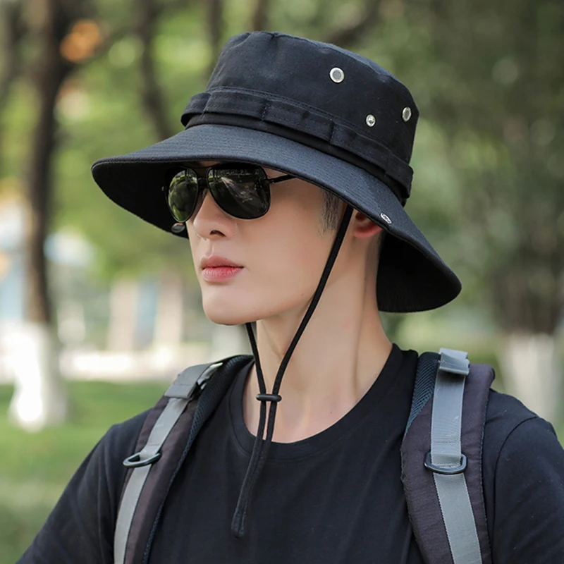 Fisherman Hat Men and Women Mesh Breathable Holes Outdoor Fishing Mountaineering Sun Hat Casual Summer New Style Anti-UV
Fisherman Hat Men and Women Mesh Breathable Holes Outdoor Fishing Mountaineering Sun Hat Casual Summer New Style Anti-UV