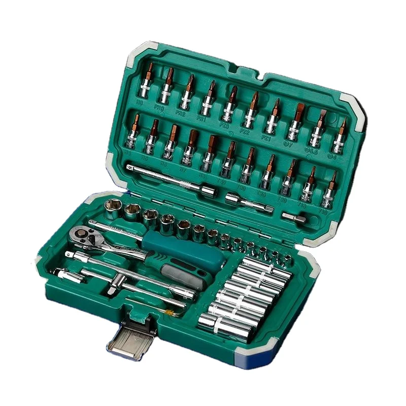53 Piece Set of Automobile Maintenance Kit Ratchet Wrench Socket Repair Tool Set Screwdrivers Metalworking Car Repair Tool Box
53 Piece Set of Automobile Maintenance Kit Ratchet Wrench Socket Repair Tool Set Screwdrivers Metalworking Car Repair Tool Box
