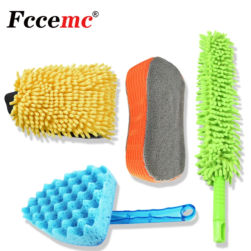 4pcs Car Wash Strong Water Absorption Car Handguard Easy Carry Car Cleaning Tool Detailing Brush Washing Accessories For Car
4pcs Car Wash Strong Water Absorption Car Handguard Easy Carry Car Cleaning Tool Detailing Brush Washing Accessories For Car