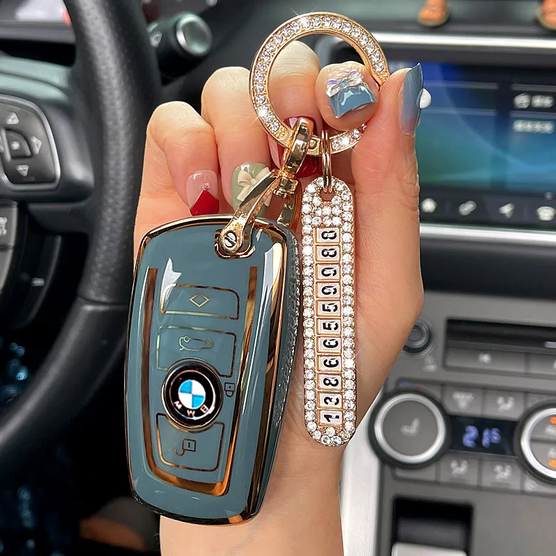 TPU Car Remote Key Cover Case Shell Fob BMWG1 G11 F48 F39 520 525 f30F15 X6 F16 X1 X3 X4 X5 G30 7 Series118i 218i 320i Keychain
TPU Car Remote Key Cover Case Shell Fob BMWG1 G11 F48 F39 520 525 f30F15 X6 F16 X1 X3 X4 X5 G30 7 Series118i 218i 320i Keychain