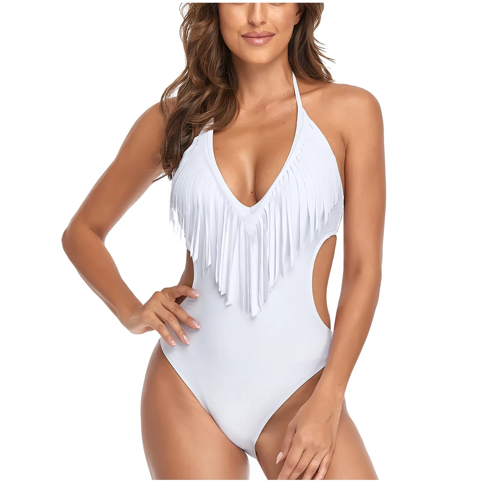 Sexy One Piece Swimwear Women 2022 Ruffle Monokini Bathing Suit Bodysuit V-neck Swimsuit Brazilian Beach Female Swimming Girl&B 
Sexy One Piece Swimwear Women 2022 Ruffle Monokini Bathing Suit Bodysuit V-neck Swimsuit Brazilian Beach Female Swimming Girl&B