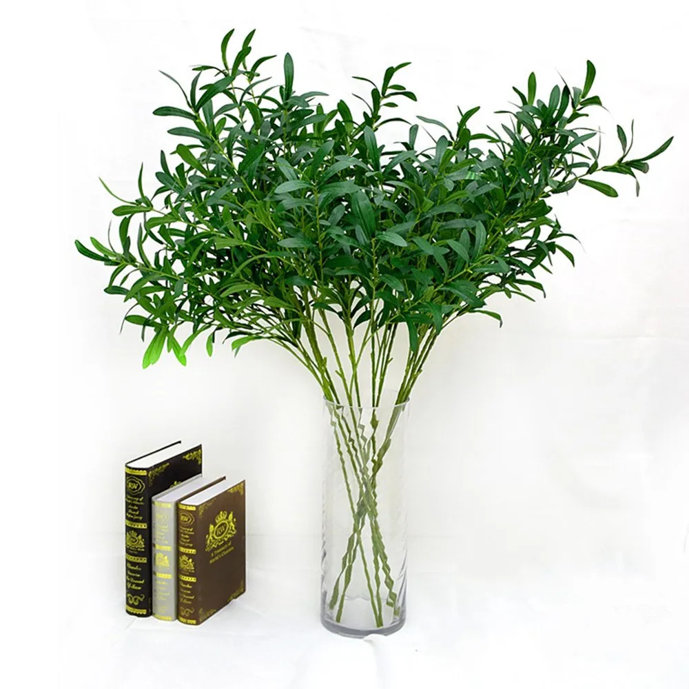 2021 New 92CM 6 Fork Green Artificial Olive Branch Simulation Plant Olive Home Wedding Decoration Fake Flower Christmas Decor
2021 New 92CM 6 Fork Green Artificial Olive Branch Simulation Plant Olive Home Wedding Decoration Fake Flower Christmas Decor