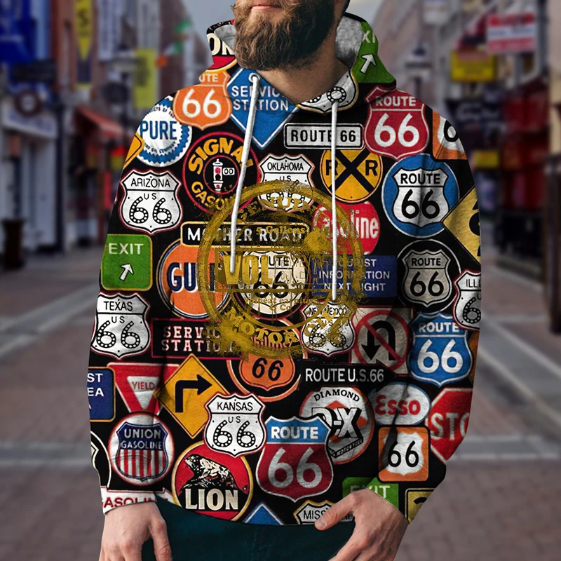 Мужская толстовка с капюшоном Route 66, одежда с принтом, повседневные стильные топы с длинными рукавами и капюшоном, негабаритная уличная одеж...
Мужская толстовка с капюшоном Route 66, одежда с принтом, повседневные стильные топы с длинными рукавами и капюшоном, негабаритная уличная одеж...