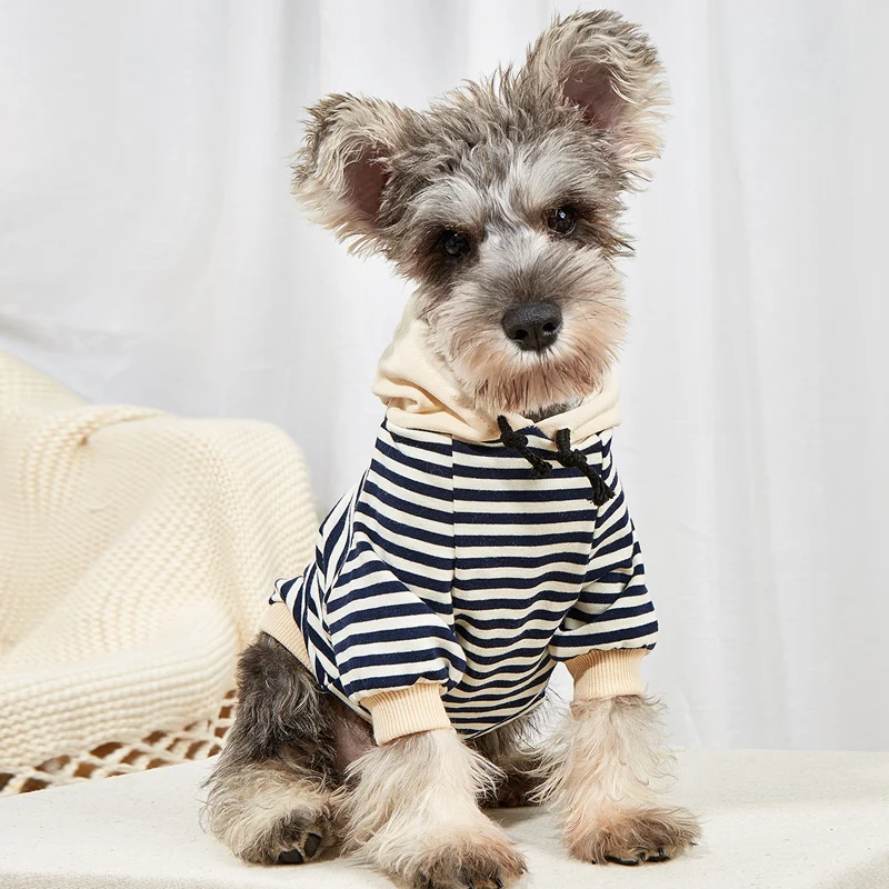 Pet Clothes French Bulldog Winter Warm Pet Coat Stripe Hoodie Dog Jacket Cat Dog Clothing Chihuahua Small and Medium Dog Clothes
Pet Clothes French Bulldog Winter Warm Pet Coat Stripe Hoodie Dog Jacket Cat Dog Clothing Chihuahua Small and Medium Dog Clothes