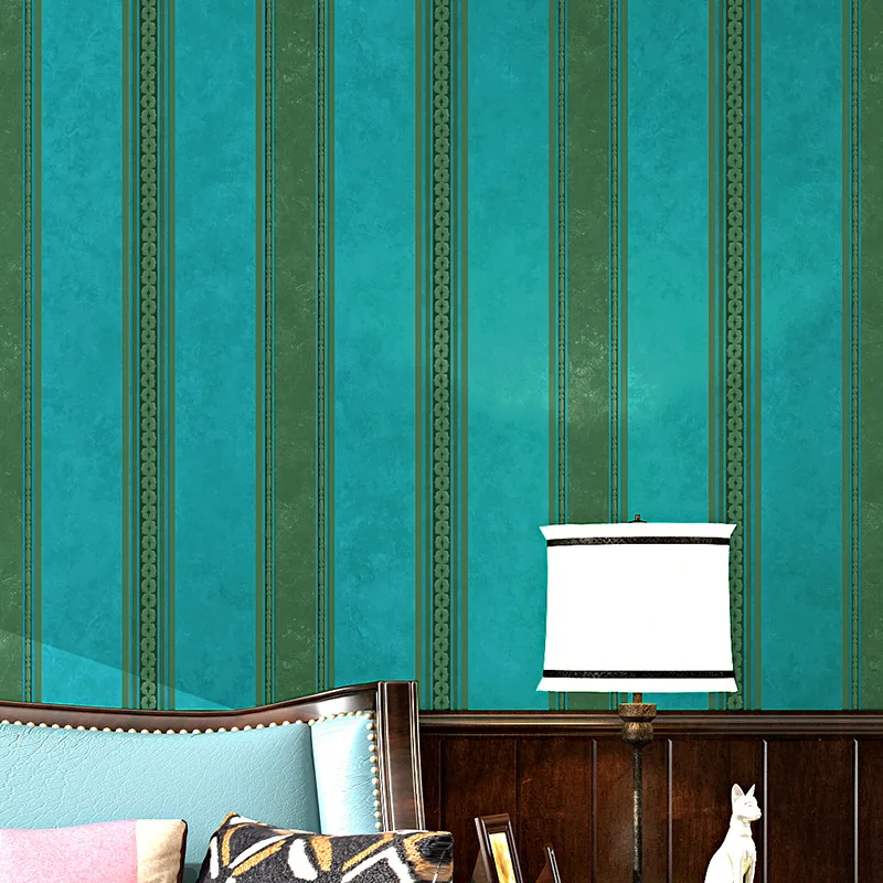 Green Color Wallpaper Retro Green Nostalgic American-Style Village Style Dark Green Green Color Vertical Stripe Bedroom Striped
Green Color Wallpaper Retro Green Nostalgic American-Style Village Style Dark Green Green Color Vertical Stripe Bedroom Striped