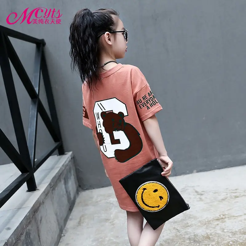 2022 Long T-Shirts For Girls Summer Loose Cotton Tops Kids Fashion Letter Print Long Tops Teens Clothing 4 6 8 10 12 Years Old
2022 Long T-Shirts For Girls Summer Loose Cotton Tops Kids Fashion Letter Print Long Tops Teens Clothing 4 6 8 10 12 Years Old