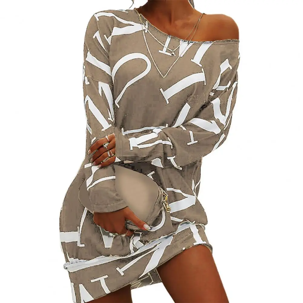 Casual Women Dress O-Neck Loose Fit Stretchy Letters Print Long Sleeve Sweatshirt Dress for Women 2022 Streetwear Black xxxl
Casual Women Dress O-Neck Loose Fit Stretchy Letters Print Long Sleeve Sweatshirt Dress for Women 2022 Streetwear Black xxxl