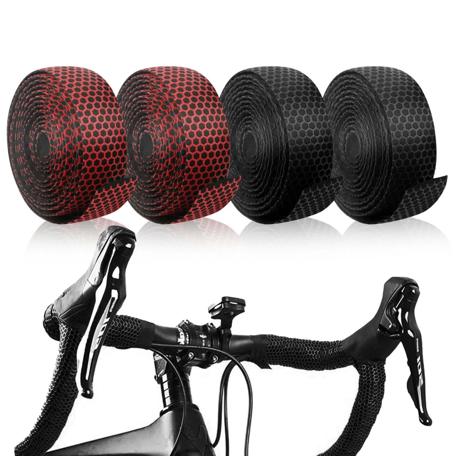 Riding Equipment Anti-skid Shock Absorber Grip Bicycle Handlebar Tape Accessories Curved Handlebar Wrap Belt Strap Bar Tape
Riding Equipment Anti-skid Shock Absorber Grip Bicycle Handlebar Tape Accessories Curved Handlebar Wrap Belt Strap Bar Tape