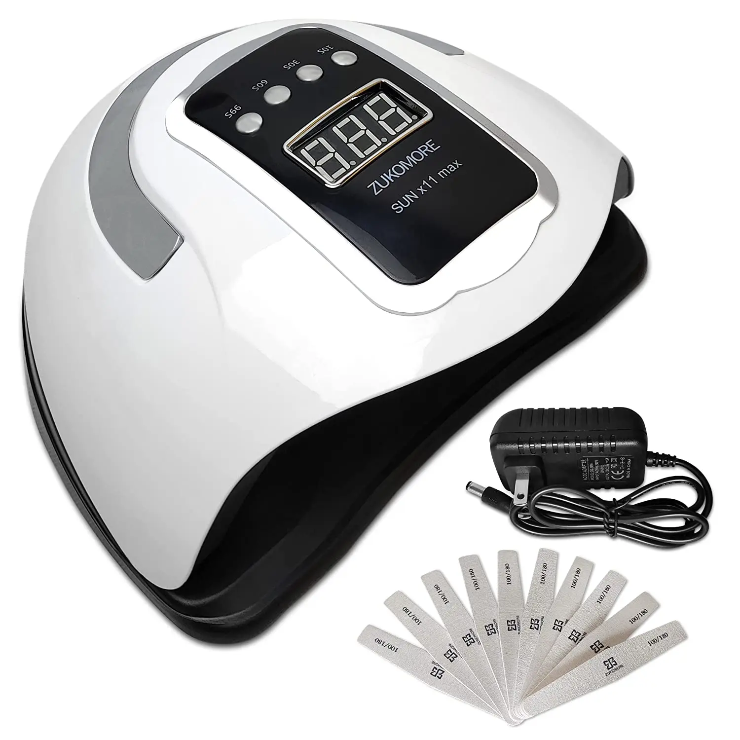 High Power 280W SUN X11 MAX UV LED Nail Dryer With 66LEDS Home Use or Professional Lamp For Fast Dry Gel Nail Polish
High Power 280W SUN X11 MAX UV LED Nail Dryer With 66LEDS Home Use or Professional Lamp For Fast Dry Gel Nail Polish