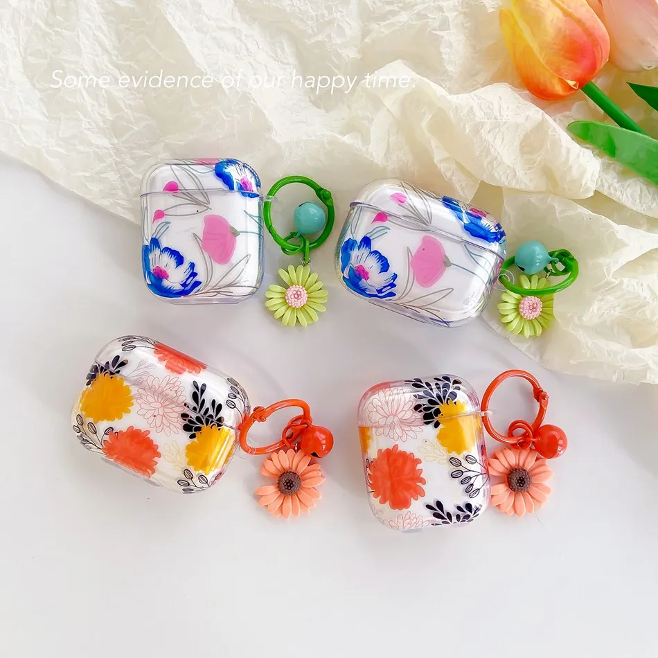 For Airpods Pro Case airpods 2 Earphone Cover luxury retro fashion flower keychain Soft Shell Case for Apple Airpod 3
For Airpods Pro Case airpods 2 Earphone Cover luxury retro fashion flower keychain Soft Shell Case for Apple Airpod 3