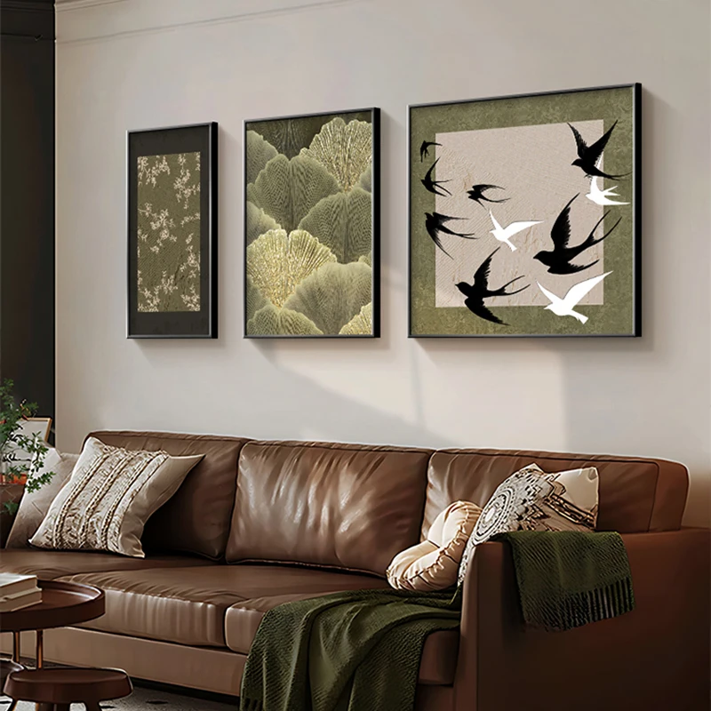 French Style Mermaid Living Room Decoration Painting In Ancient Style Niche Art Triptych Mural Swallows Sofa Background Wall
French Style Mermaid Living Room Decoration Painting In Ancient Style Niche Art Triptych Mural Swallows Sofa Background Wall
