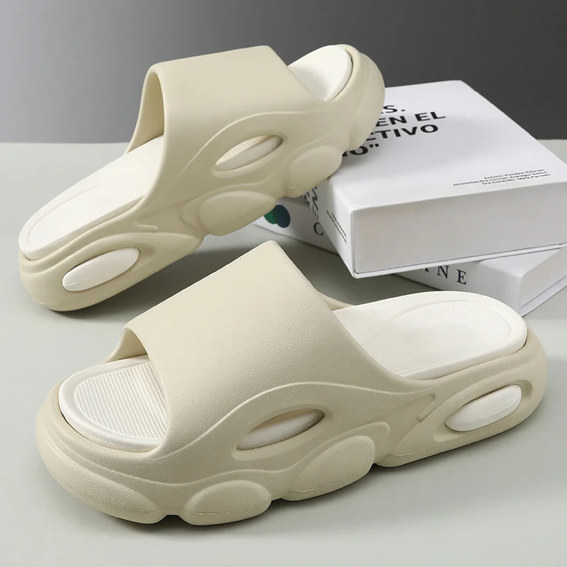 Slippers Platform 5cm Men Soft Air Cushion Slippers EVA Women's Slippers Fashion Flip Flops Outdoor Shoes Summer Sandals 2023
Slippers Platform 5cm Men Soft Air Cushion Slippers EVA Women's Slippers Fashion Flip Flops Outdoor Shoes Summer Sandals 2023