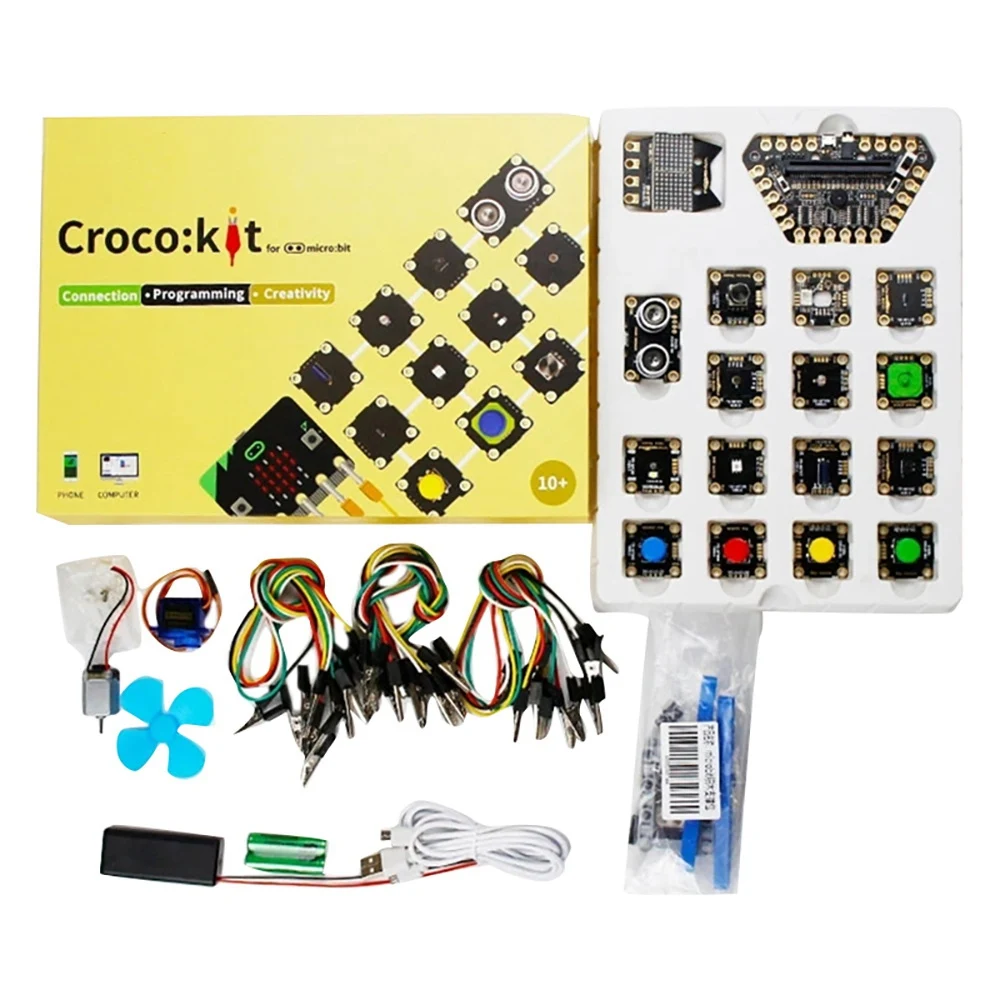 Micro:Bit Sensor Starter Kit Microbit Development Expansion Board Elementary and Secondary Education (NO Microbit)
Micro:Bit Sensor Starter Kit Microbit Development Expansion Board Elementary and Secondary Education (NO Microbit)