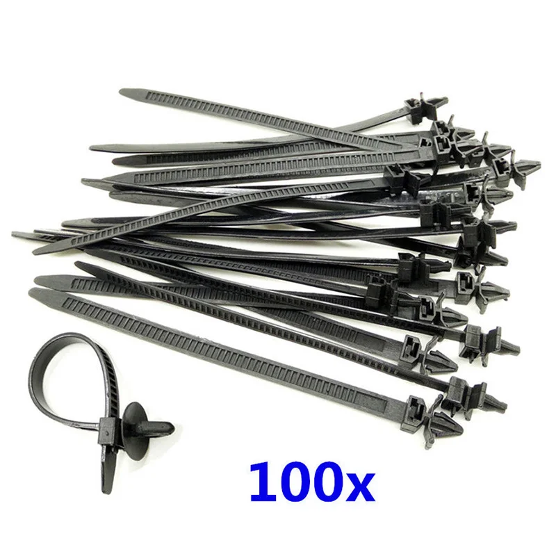 100pcs Set Car Cable Tie Wire Zip Clip Band Nylon Harness Line Fasteners Automobiles Motorcycles Parts Accessories
100pcs Set Car Cable Tie Wire Zip Clip Band Nylon Harness Line Fasteners Automobiles Motorcycles Parts Accessories