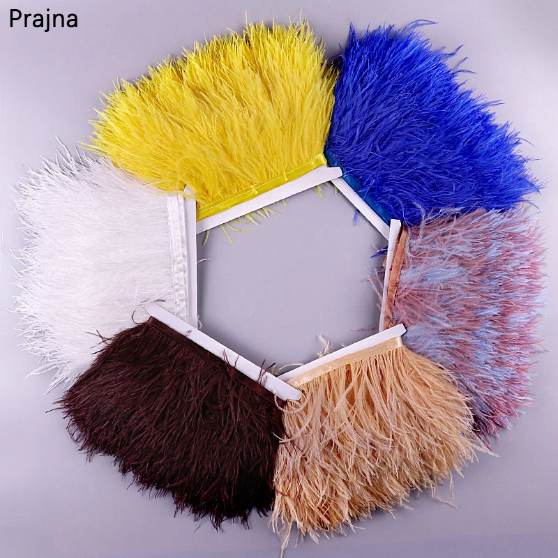 8-10/10-15CM Ostrich Feather Trim Fringe Customized Ostrich Feathers Trimming Ribbon For Craft Wedding Dress Sewing Plumes DIY
8-10/10-15CM Ostrich Feather Trim Fringe Customized Ostrich Feathers Trimming Ribbon For Craft Wedding Dress Sewing Plumes DIY