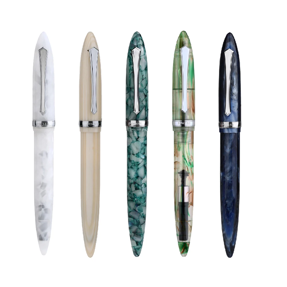 PENBBS 480 Resin Fountain Pen 0.5mm Iridium Fine Nib Silver Clip Writing Ink Pen Business Gift Box Office Supplies Gift
PENBBS 480 Resin Fountain Pen 0.5mm Iridium Fine Nib Silver Clip Writing Ink Pen Business Gift Box Office Supplies Gift