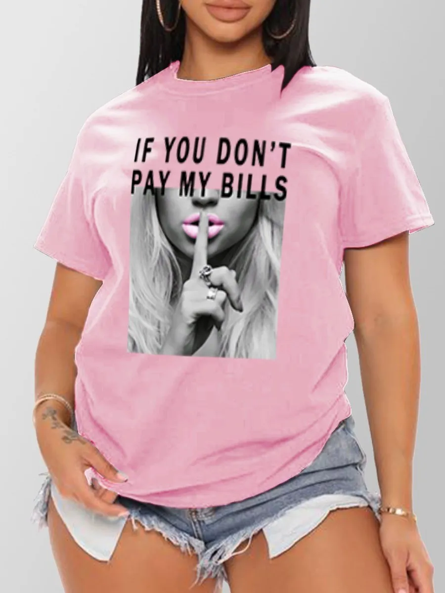 LW Cotton-Feel Figure Letter Print T-shirt 2023 NEW summer short sleeve T Shirts Breathable T-shirts Fashion Shirts Female Tops
LW Cotton-Feel Figure Letter Print T-shirt 2023 NEW summer short sleeve T Shirts Breathable T-shirts Fashion Shirts Female Tops