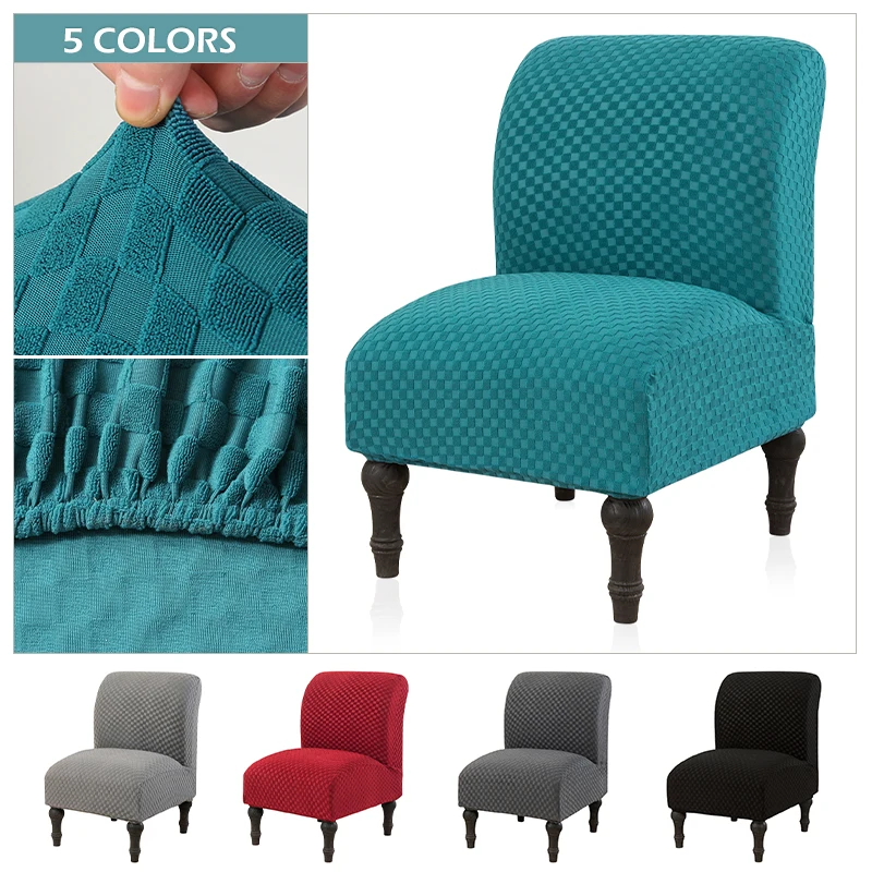 Single Armless Accent Chair Cover Elastic Seat Cover Plaid Knitted Cheap Sofa Slipper Chair Cover Suitable For Living Room Hotel
Single Armless Accent Chair Cover Elastic Seat Cover Plaid Knitted Cheap Sofa Slipper Chair Cover Suitable For Living Room Hotel