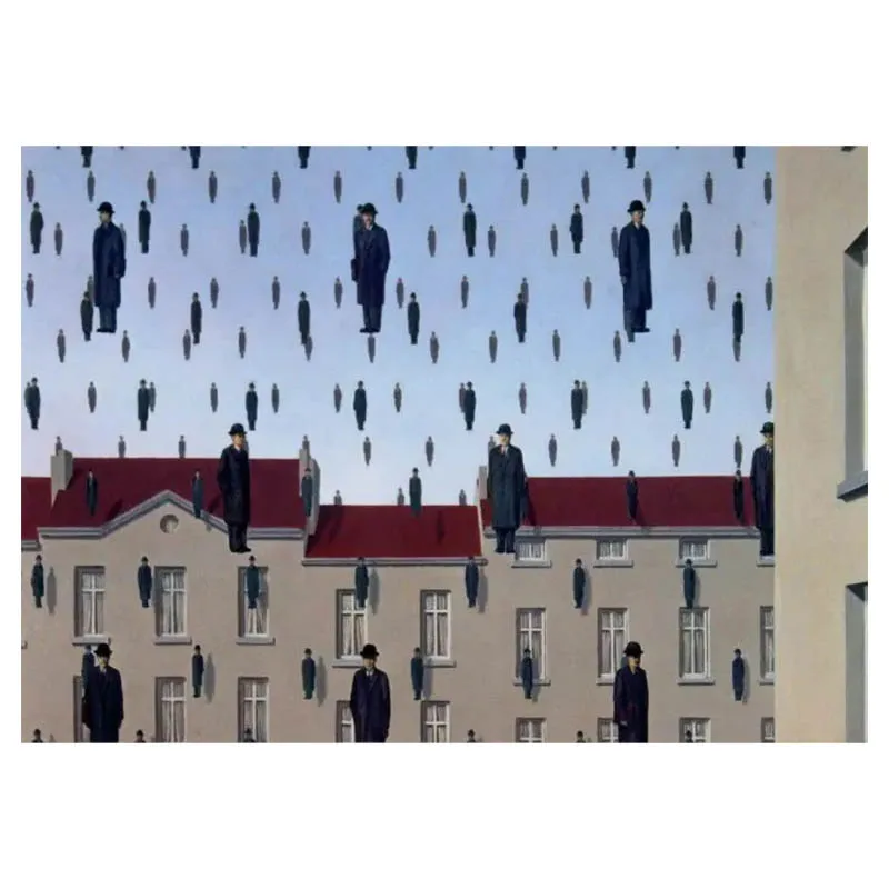 Magritte Surrealism Golconde the Double Secret Posters Pictures Canvas Wall Art Home Decor Paintings for Living Room Decoration
Magritte Surrealism Golconde the Double Secret Posters Pictures Canvas Wall Art Home Decor Paintings for Living Room Decoration