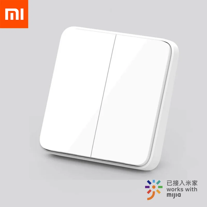 Xiaomi Mijia Smart Wall Switch Solid Wire Version Wall Switch Wireless Smart Remote Control Works With Mijia App
Xiaomi Mijia Smart Wall Switch Solid Wire Version Wall Switch Wireless Smart Remote Control Works With Mijia App