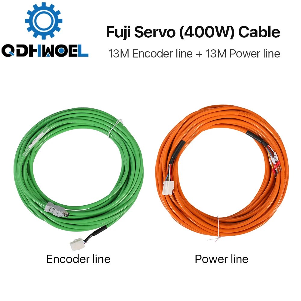 400W Fuji Servo Cable Set Encoder Cable+Power Cable 13Meters for Fuji Servo Motor & Driver CNC Fiber Laser Machine
400W Fuji Servo Cable Set Encoder Cable+Power Cable 13Meters for Fuji Servo Motor & Driver CNC Fiber Laser Machine