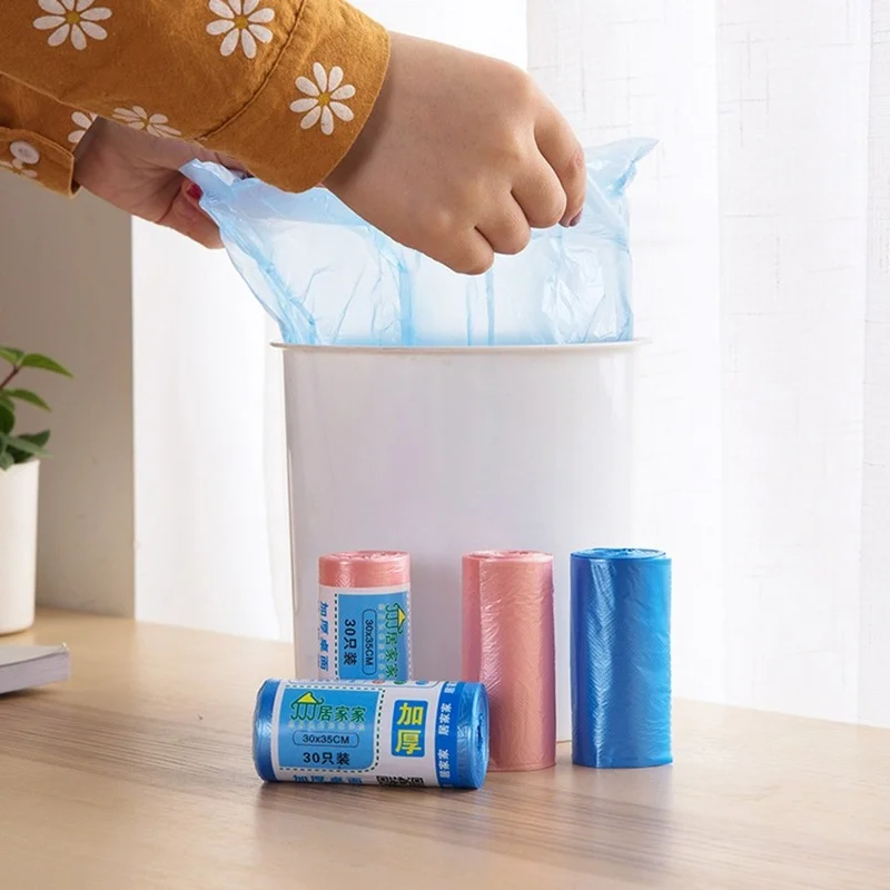 90 Pcs/ Roll Small Thicken Garbage Bags Kitchen Trash Mini Disposable Trash Can Plastic Bag Disposable Bags for Car Bathroom
90 Pcs/ Roll Small Thicken Garbage Bags Kitchen Trash Mini Disposable Trash Can Plastic Bag Disposable Bags for Car Bathroom