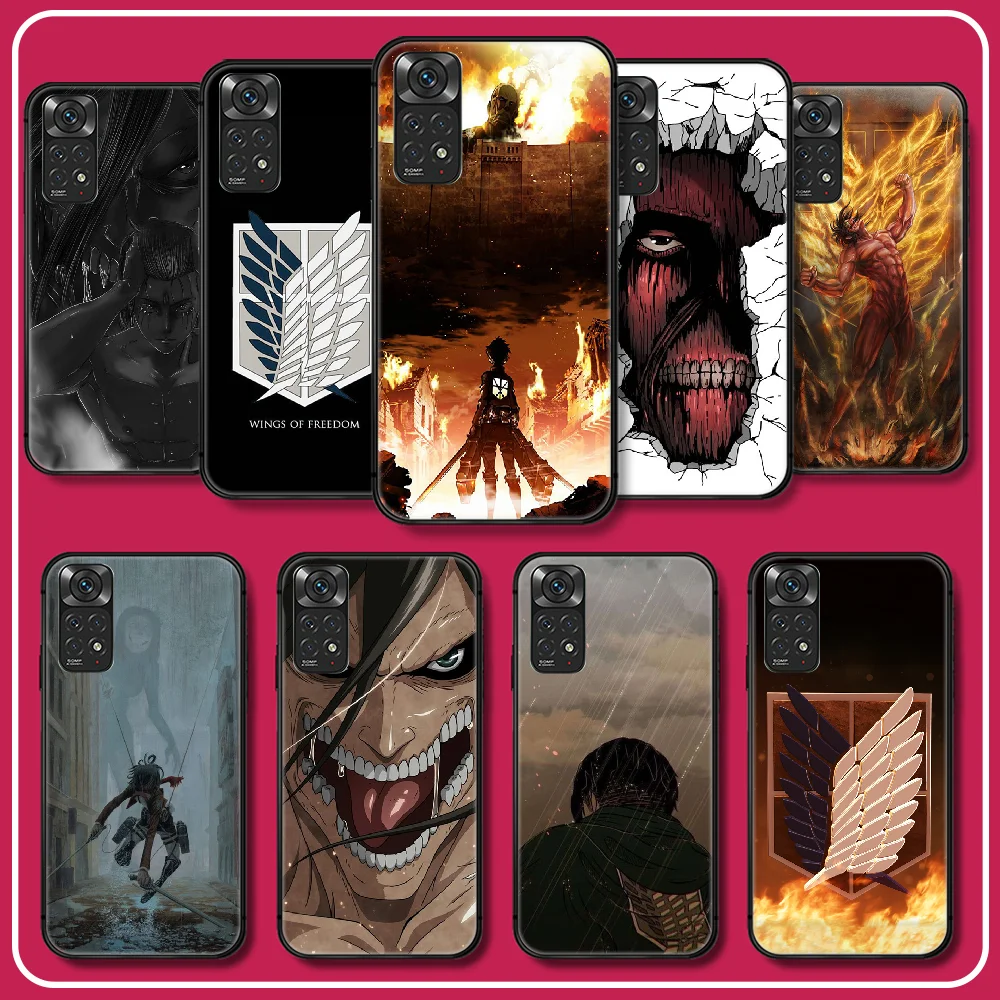 Attack On Titan Silicone TPU Phone Case For Xiaomi Redmi Note 7 8 9 10 11 12 T A C S Pro Plus K60 Cover Soft Black
Attack On Titan Silicone TPU Phone Case For Xiaomi Redmi Note 7 8 9 10 11 12 T A C S Pro Plus K60 Cover Soft Black