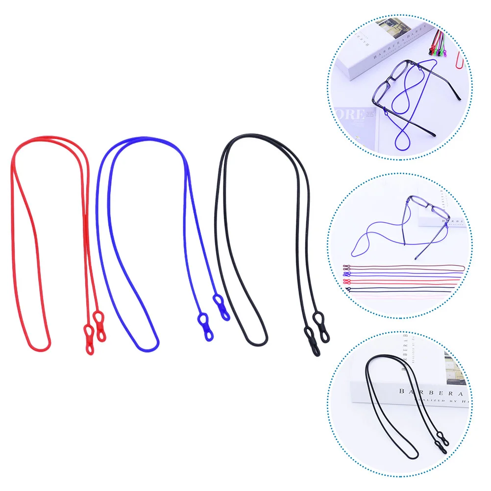 3 Pcs Glasses Rope Eyeglass Holders Silicone Lanyards Men Face Mask Chain Mens Straps Elastic Eyeglasses
3 Pcs Glasses Rope Eyeglass Holders Silicone Lanyards Men Face Mask Chain Mens Straps Elastic Eyeglasses