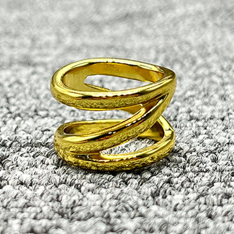 Best Sellers2022 NewFashion Electroplated 925 Silver 14k Gold Multilayer Twisted Ring Niche Jewelry Gift
Best Sellers2022 NewFashion Electroplated 925 Silver 14k Gold Multilayer Twisted Ring Niche Jewelry Gift