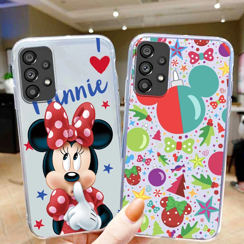Couple Mickey Minnie Hot Phone Case For Samsung A73 A72 A71 A53 A52 A51 A33 A32 A23 A22 A21S A13 A12 A03 Transparent Cover
Couple Mickey Minnie Hot Phone Case For Samsung A73 A72 A71 A53 A52 A51 A33 A32 A23 A22 A21S A13 A12 A03 Transparent Cover