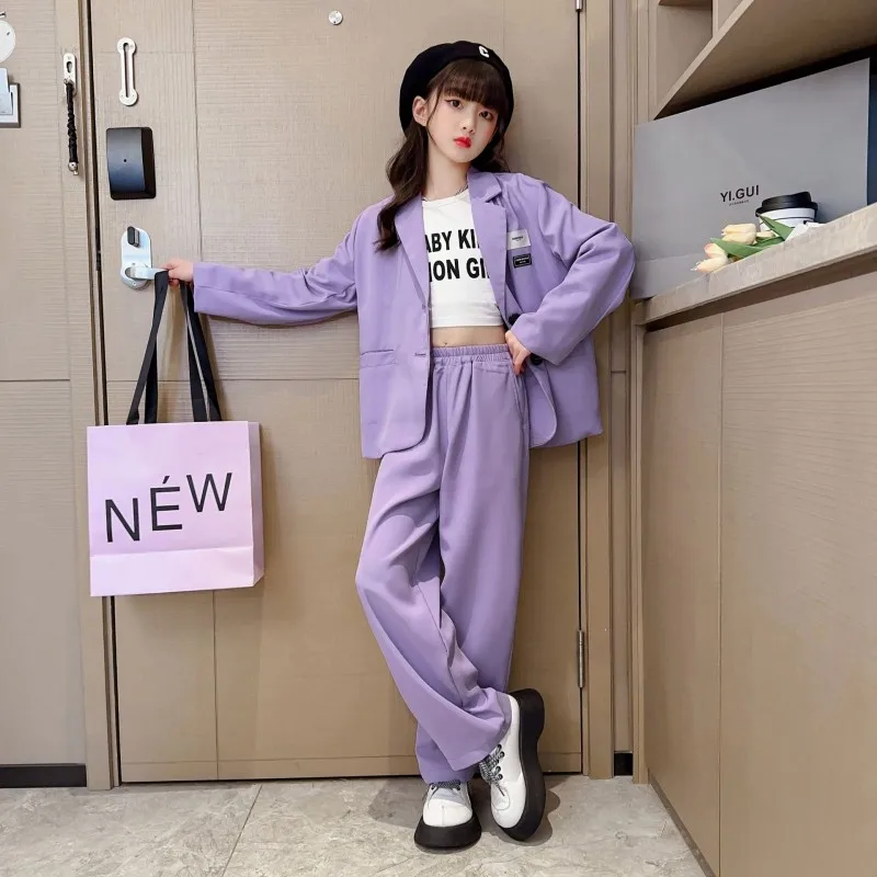 Girls Coat+Pants Kids Suits 2PCS/Set 2023 Solid Spring Autumn Cotton High Quality Tracksuit Children Clothing
Girls Coat+Pants Kids Suits 2PCS/Set 2023 Solid Spring Autumn Cotton High Quality Tracksuit Children Clothing