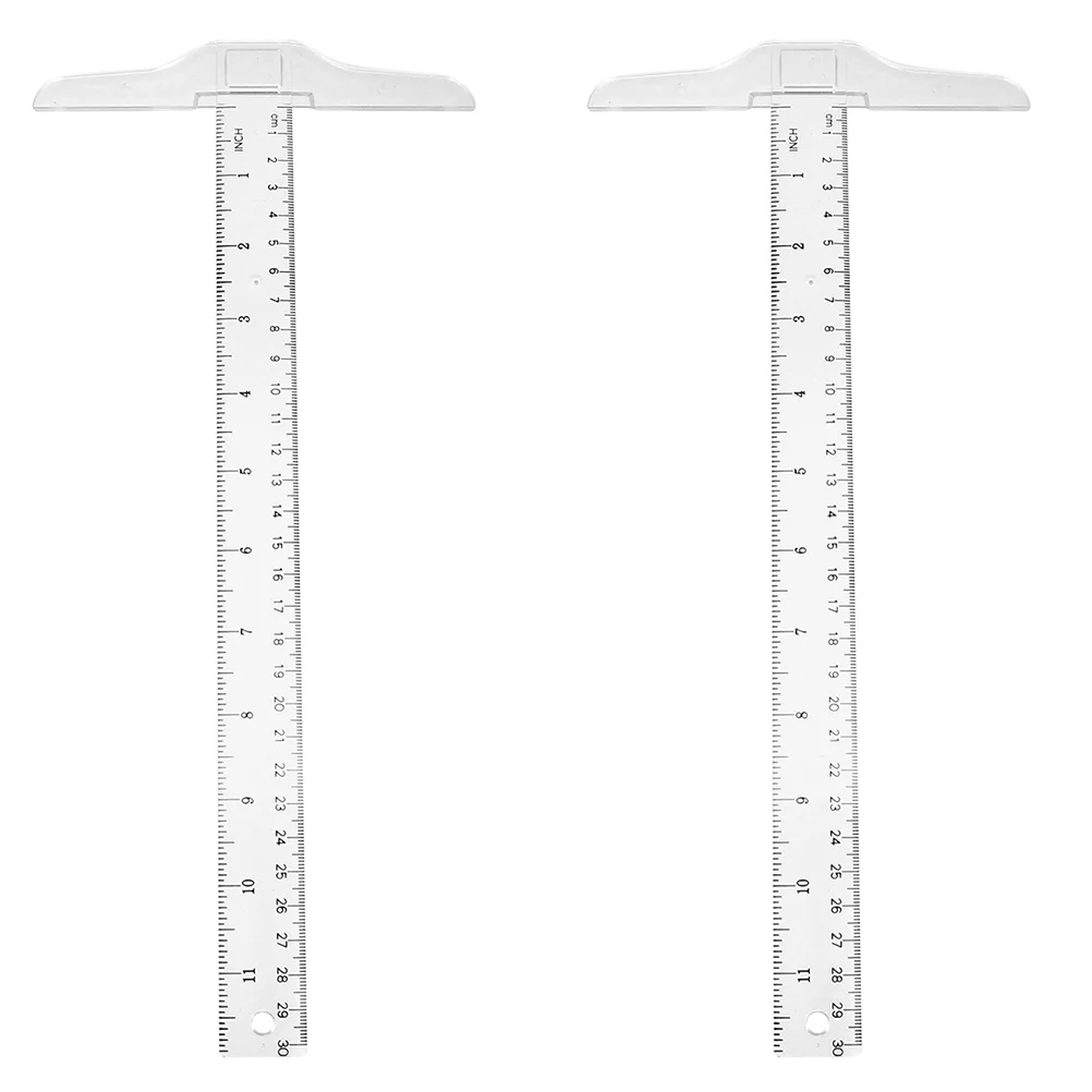 2 Pcs Square Tool Ruler Transparent Measuring Straight Drafting Supplies Student Designing Plastic T-Square
2 Pcs Square Tool Ruler Transparent Measuring Straight Drafting Supplies Student Designing Plastic T-Square
