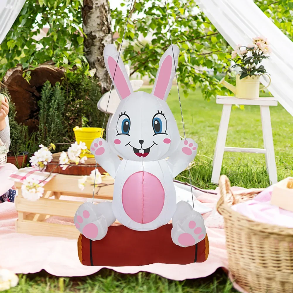 Easter Inflatable Bunny Indoor Outdoor Easter Inflatable Rabbit with LED Lights Festival Atmosphere Garden Lawn Yard Decor
Easter Inflatable Bunny Indoor Outdoor Easter Inflatable Rabbit with LED Lights Festival Atmosphere Garden Lawn Yard Decor