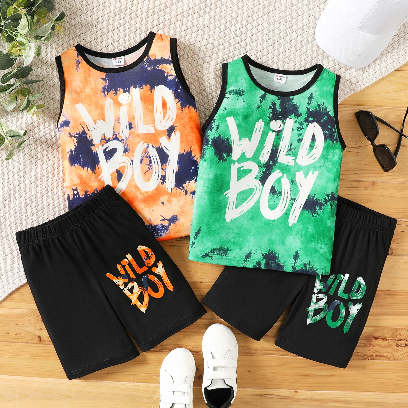 2 шт., Детский комплект из майки и шорт
2 шт., Детский комплект из майки и шорт