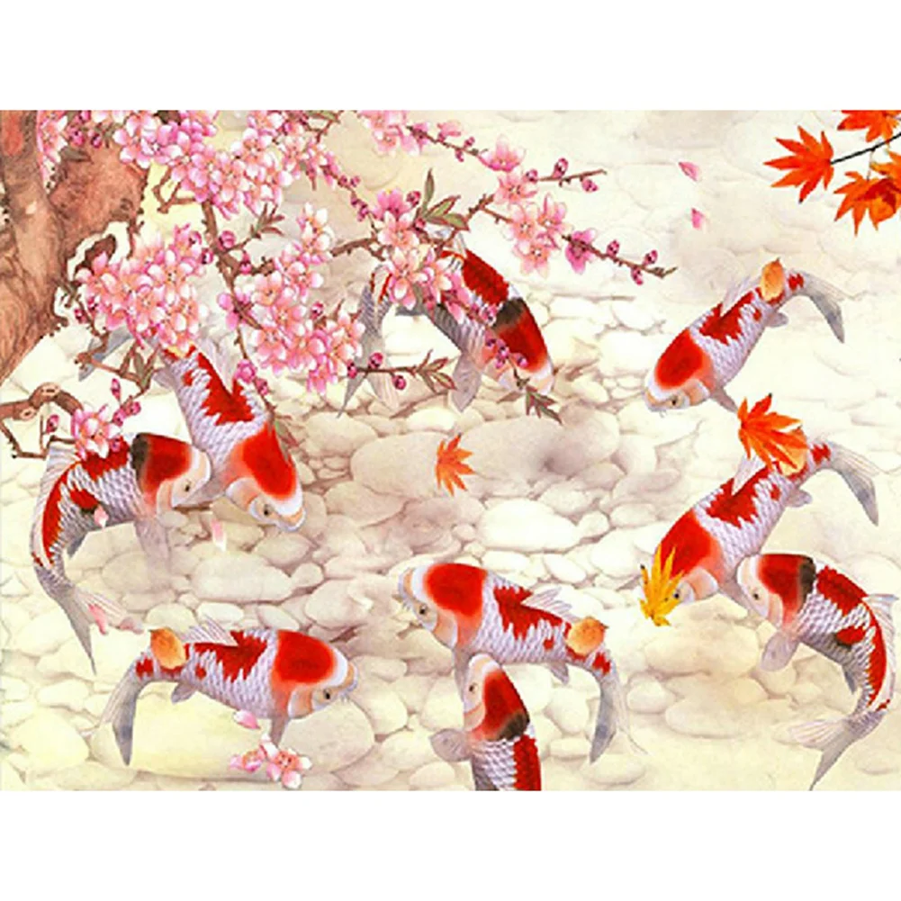 Diamond Embroidery Koi Carp Fish Flower Diamond Diamond Painting Cross Stitch Kit Decoration Gift Round Diamond
Diamond Embroidery Koi Carp Fish Flower Diamond Diamond Painting Cross Stitch Kit Decoration Gift Round Diamond