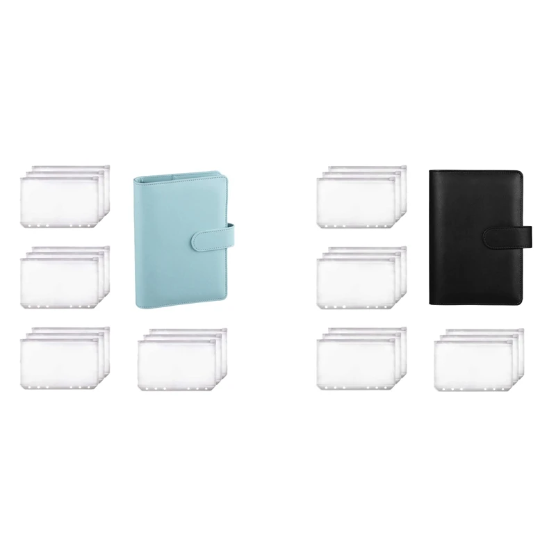 2Set A6 Binder Planner Blue /Black Notebook Binder And 6 Hole Binder Zipper Folder,Binder Pockets Cash Envelope Wallet
2Set A6 Binder Planner Blue /Black Notebook Binder And 6 Hole Binder Zipper Folder,Binder Pockets Cash Envelope Wallet