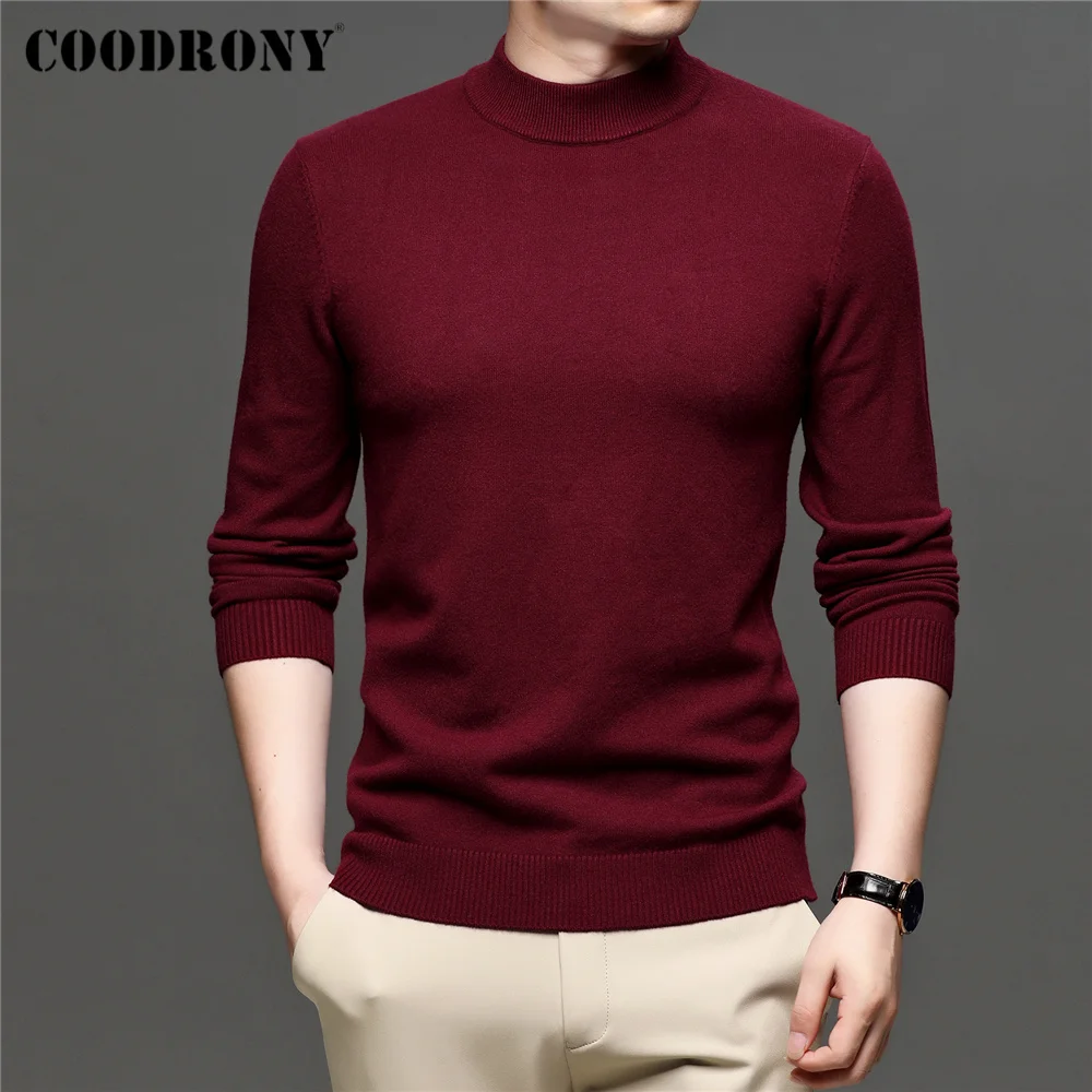 Autumn Winter Sweater Men Thick Warm Mock Neck Pullover Pure Color Turtleneck Knitwear Mens Casual Brand Clothing Z1062
Autumn Winter Sweater Men Thick Warm Mock Neck Pullover Pure Color Turtleneck Knitwear Mens Casual Brand Clothing Z1062