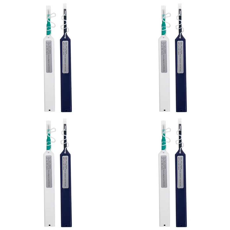 8Pcs FTTH Optical Fiber Pen Cleaner Tool Cleaning 2.5Mm LC MU 1.25Mm SC FC ST Connector Fiber Optic Cleaning Tools
8Pcs FTTH Optical Fiber Pen Cleaner Tool Cleaning 2.5Mm LC MU 1.25Mm SC FC ST Connector Fiber Optic Cleaning Tools