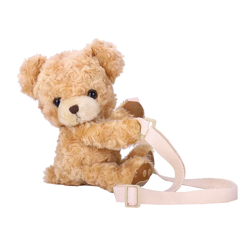 2022 new plush bag female Korean version of the wild cartoon bear doll shoulder Messenger bag cute girl backpack
2022 new plush bag female Korean version of the wild cartoon bear doll shoulder Messenger bag cute girl backpack