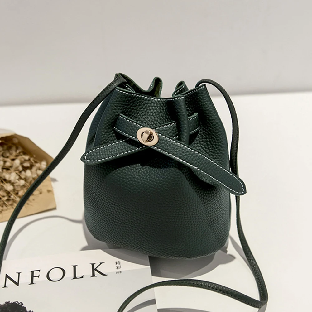Women Large Capacity Holiday Accessories PU Leather Portable Cross Body Solid Casual Gift Bucket Bag Single Shoulder With Buckle
Women Large Capacity Holiday Accessories PU Leather Portable Cross Body Solid Casual Gift Bucket Bag Single Shoulder With Buckle