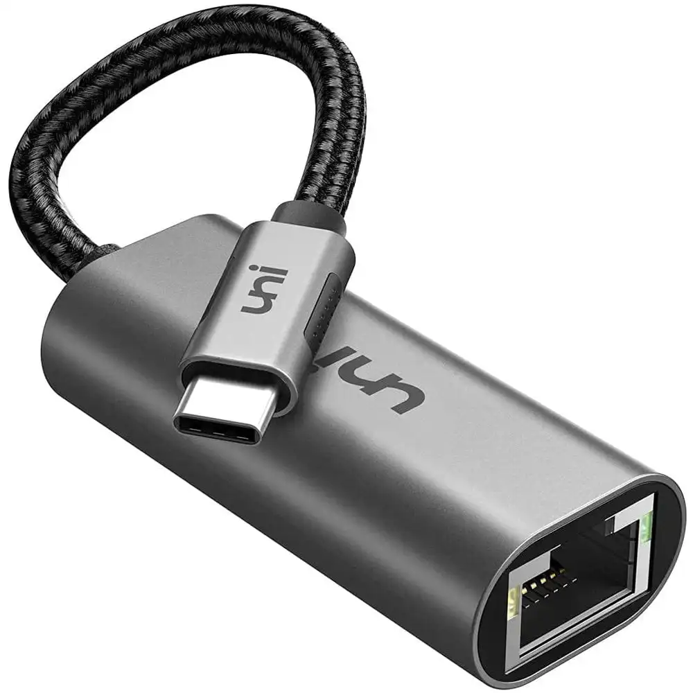 USB C to Ethernet Adapter, RJ45 to USB C Thunderbolt 3/Type-C Gigabit Ethernet LAN Network Adapter, Compatible MacBook Pro 2020
USB C to Ethernet Adapter, RJ45 to USB C Thunderbolt 3/Type-C Gigabit Ethernet LAN Network Adapter, Compatible MacBook Pro 2020