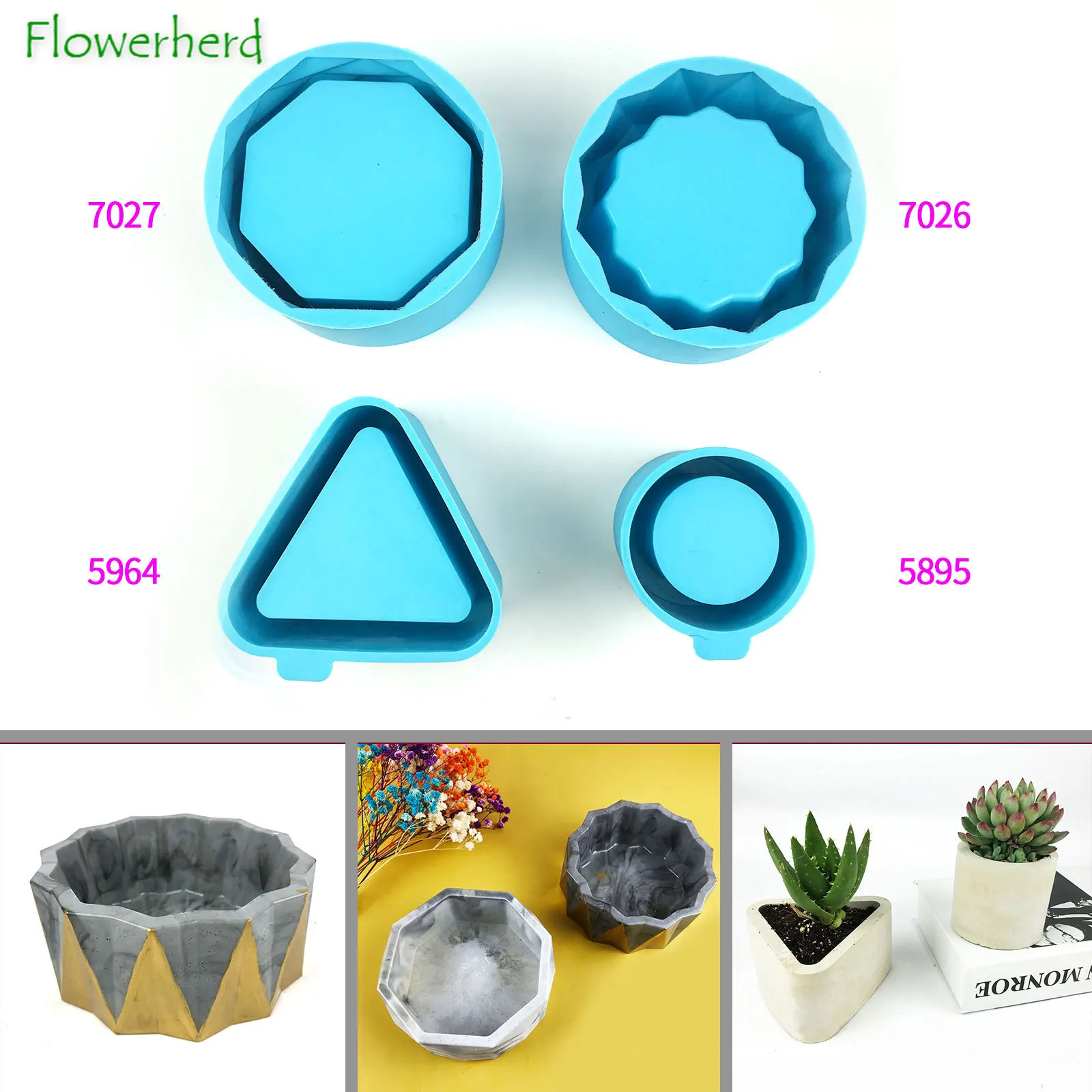 Three-dimensional Pattern Flower Pot Glue Mold Diamond Pattern Succulent Flower Pot Mold Triangle Round Flower Pot Silicone Mold
Three-dimensional Pattern Flower Pot Glue Mold Diamond Pattern Succulent Flower Pot Mold Triangle Round Flower Pot Silicone Mold