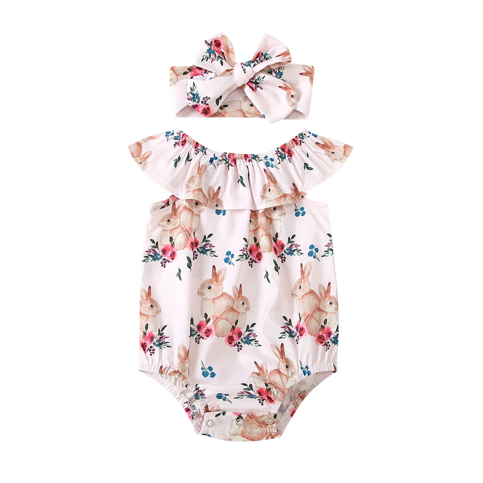 Girls Easter Romper Day Headbands Bodysuit Bunny Printed Sets Infant Baby Girls Outfits&Set Girls Clothes 2t-3t
Girls Easter Romper Day Headbands Bodysuit Bunny Printed Sets Infant Baby Girls Outfits&Set Girls Clothes 2t-3t