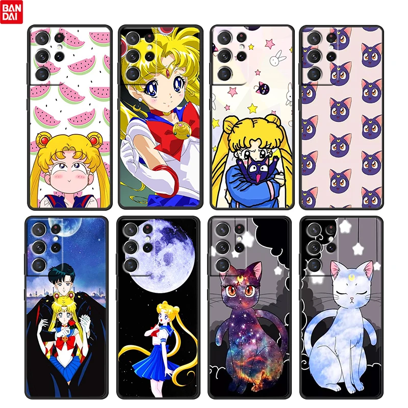 Sailor Moon Cute Girl For Samsung Galaxy S22 S21 S20 Ultra Plus Pro S10 S9 S8 S7 4G 5G Soft TPU Black Phone Case Funda Cover
Sailor Moon Cute Girl For Samsung Galaxy S22 S21 S20 Ultra Plus Pro S10 S9 S8 S7 4G 5G Soft TPU Black Phone Case Funda Cover