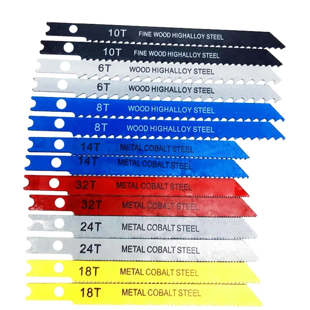 14pcs U-Shank Jig Saw Blade Set Assorted Metal Steel Jigsaw Blade Fitting For Plastic Wood Cutting Tools
14pcs U-Shank Jig Saw Blade Set Assorted Metal Steel Jigsaw Blade Fitting For Plastic Wood Cutting Tools