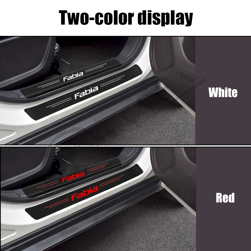 4PCS For Skoda Octavia 1U 1Z 5E A5 A7 2021 2020 2019 2018 2017 2016 - 1997 Car Door Sill Scuff Plate Decor Carbon Fiber Stickers
4PCS For Skoda Octavia 1U 1Z 5E A5 A7 2021 2020 2019 2018 2017 2016 - 1997 Car Door Sill Scuff Plate Decor Carbon Fiber Stickers